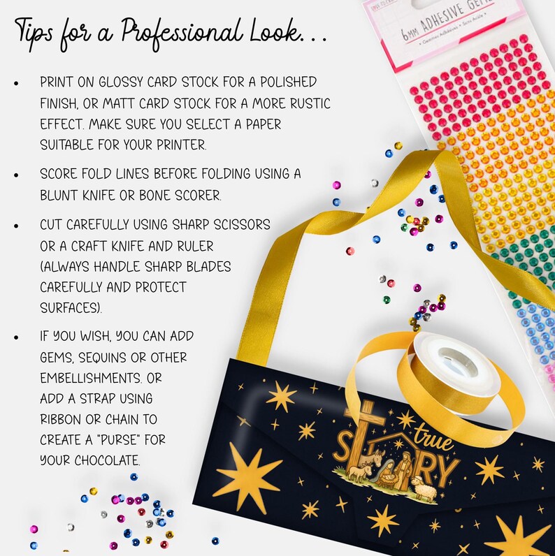 Christmas Printable Christian Gifts: Candy Bar Wrappers, Bible Verse ...