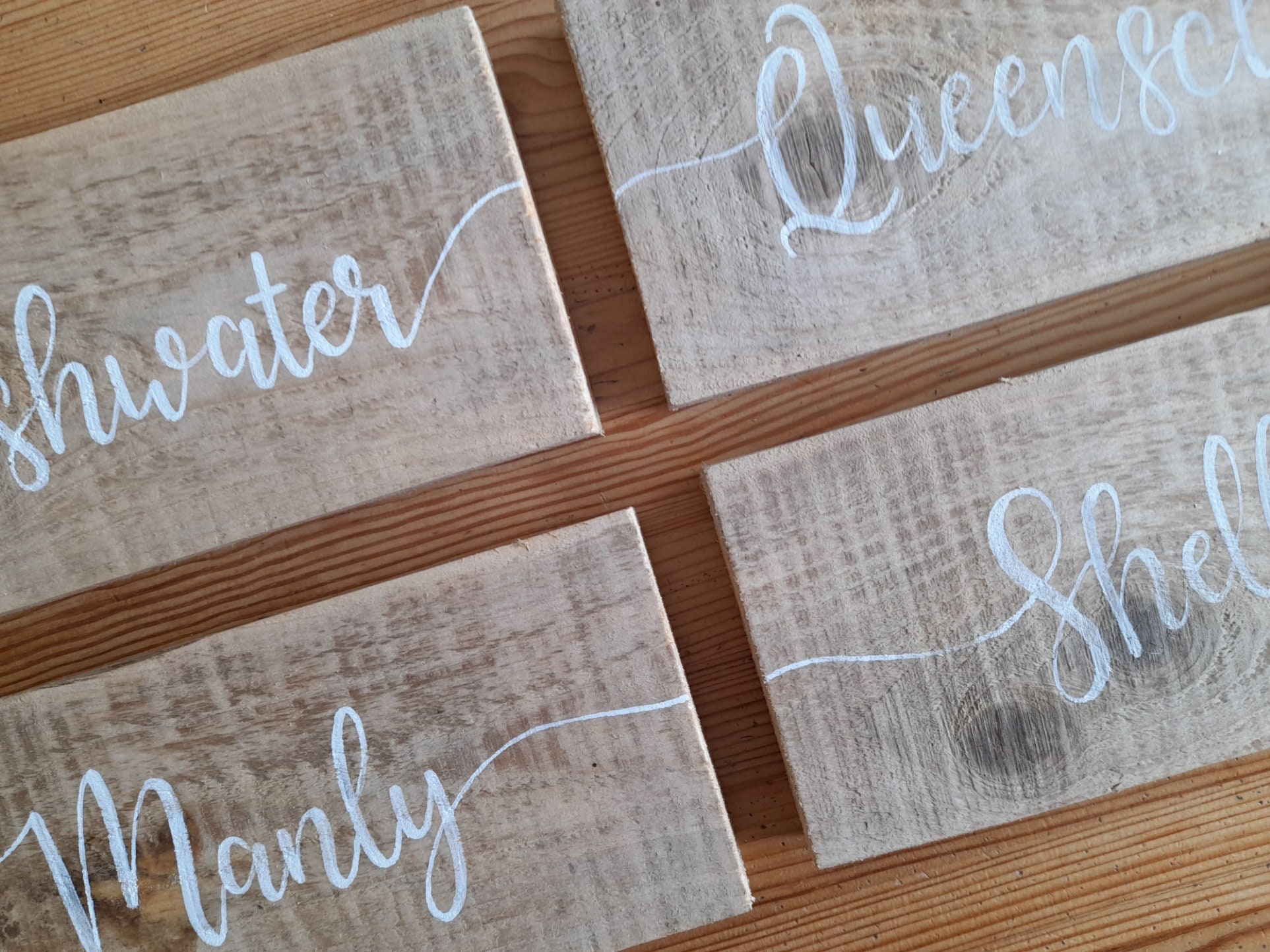 Wooden Table Name Numbers. Ecofriendly Large Wedding Table Etsy UK