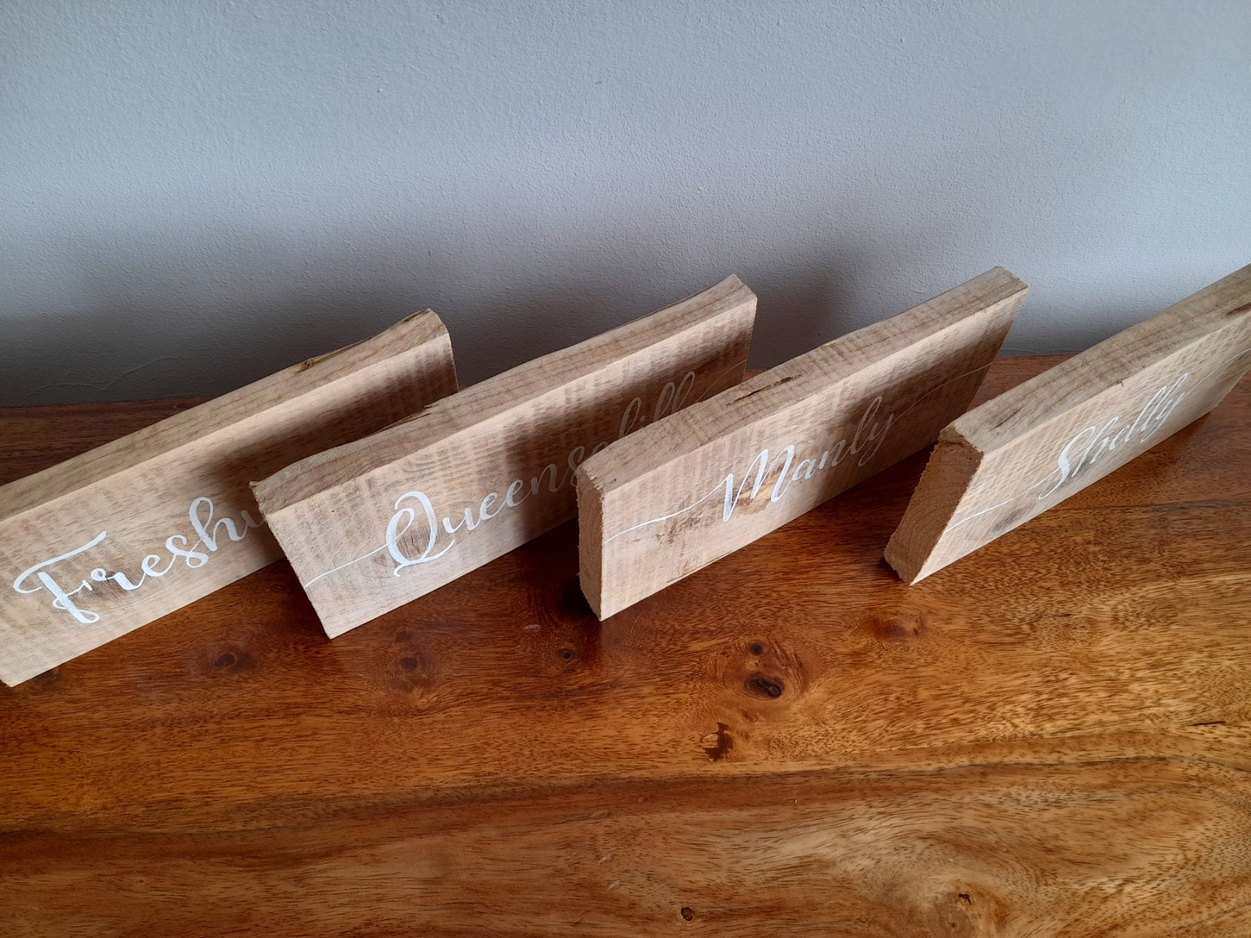 Wooden Table Name Numbers. Ecofriendly Large Wedding Table Etsy UK