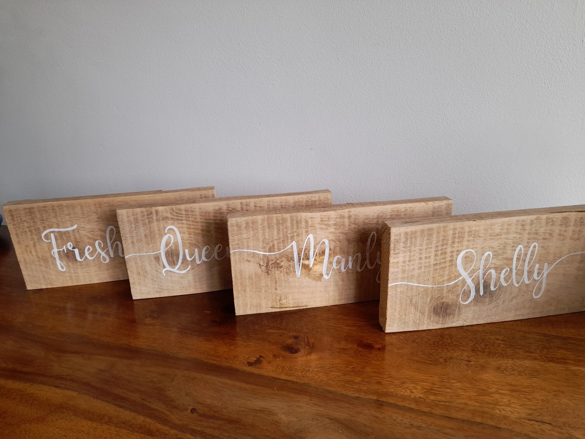 Wooden Table Name Numbers. Ecofriendly Large Wedding Table Etsy UK
