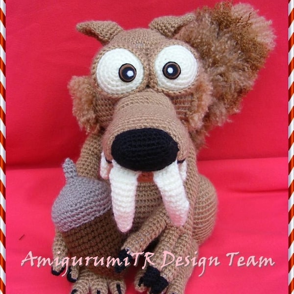 Scrat FROM ICE AGE-AmigurumiTRDesignTeam