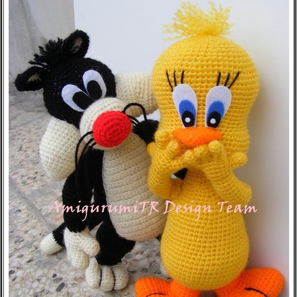 Tweety & Sylvester AmigurumiTRDesignTeam