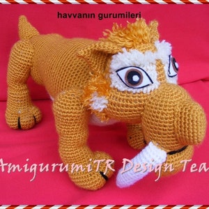 Diego FROM ICE AGE-AmigurumiTRDesignTeam