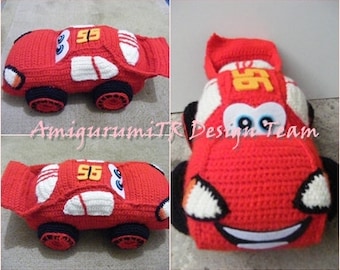 Lightning McQueen-AmigurumiTRDesignTeam