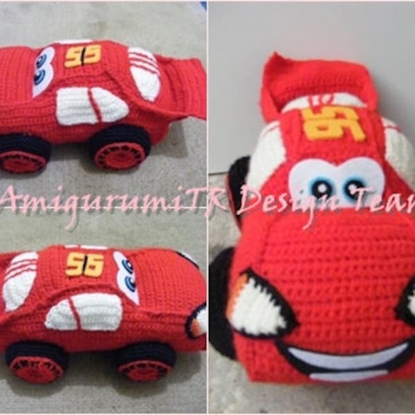 Lightning McQueen-AmigurumiTRDesignTeam