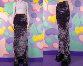 90s velvet skirt Outlet