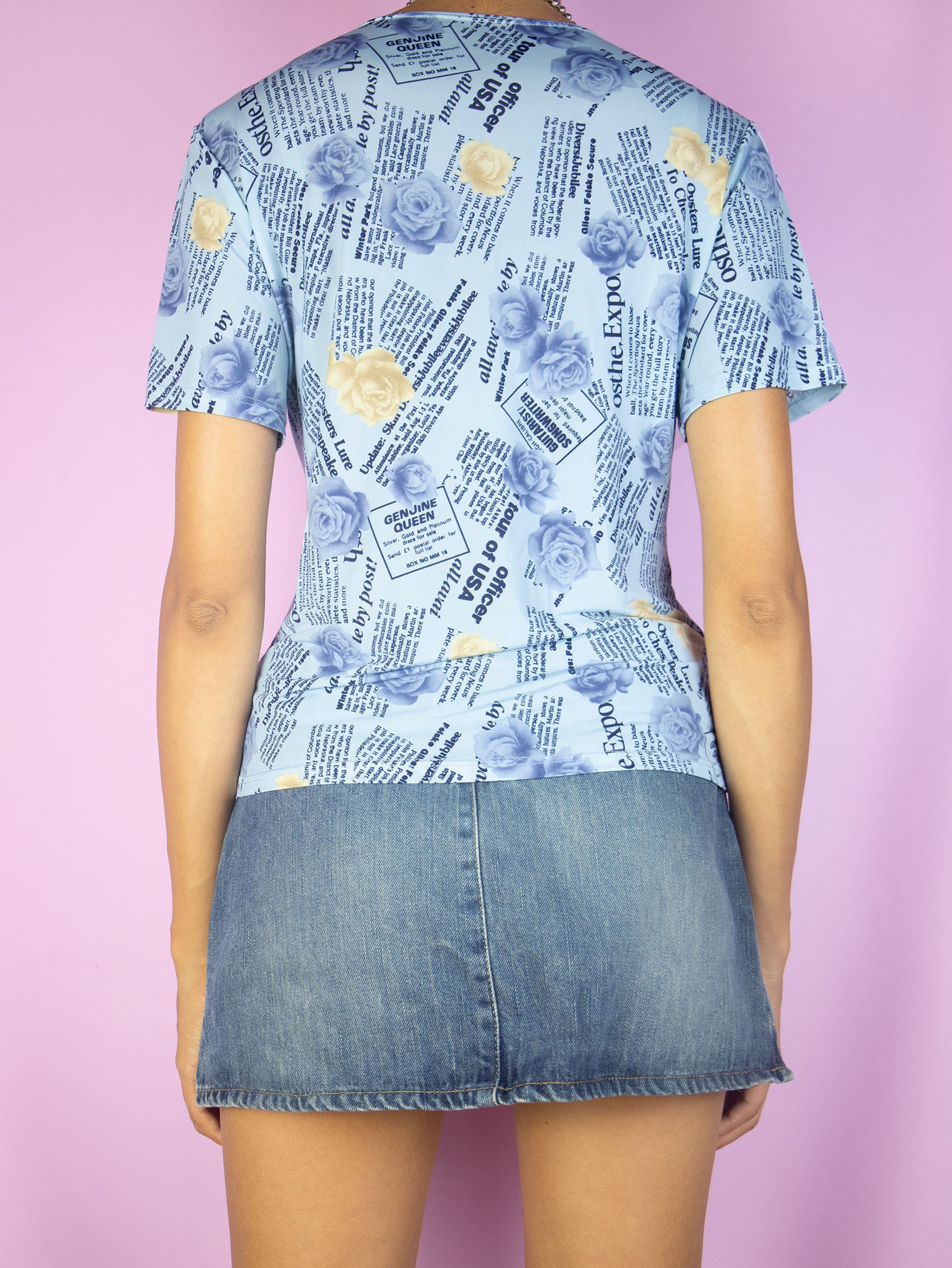 あああused graphic y2k tops Pokn Y2k T Shirts Y2k Tops for Women Letter Crop Top Y2k