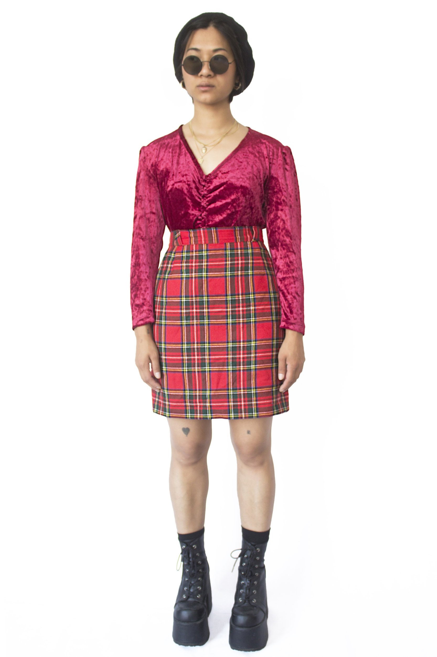 full plaid kilt