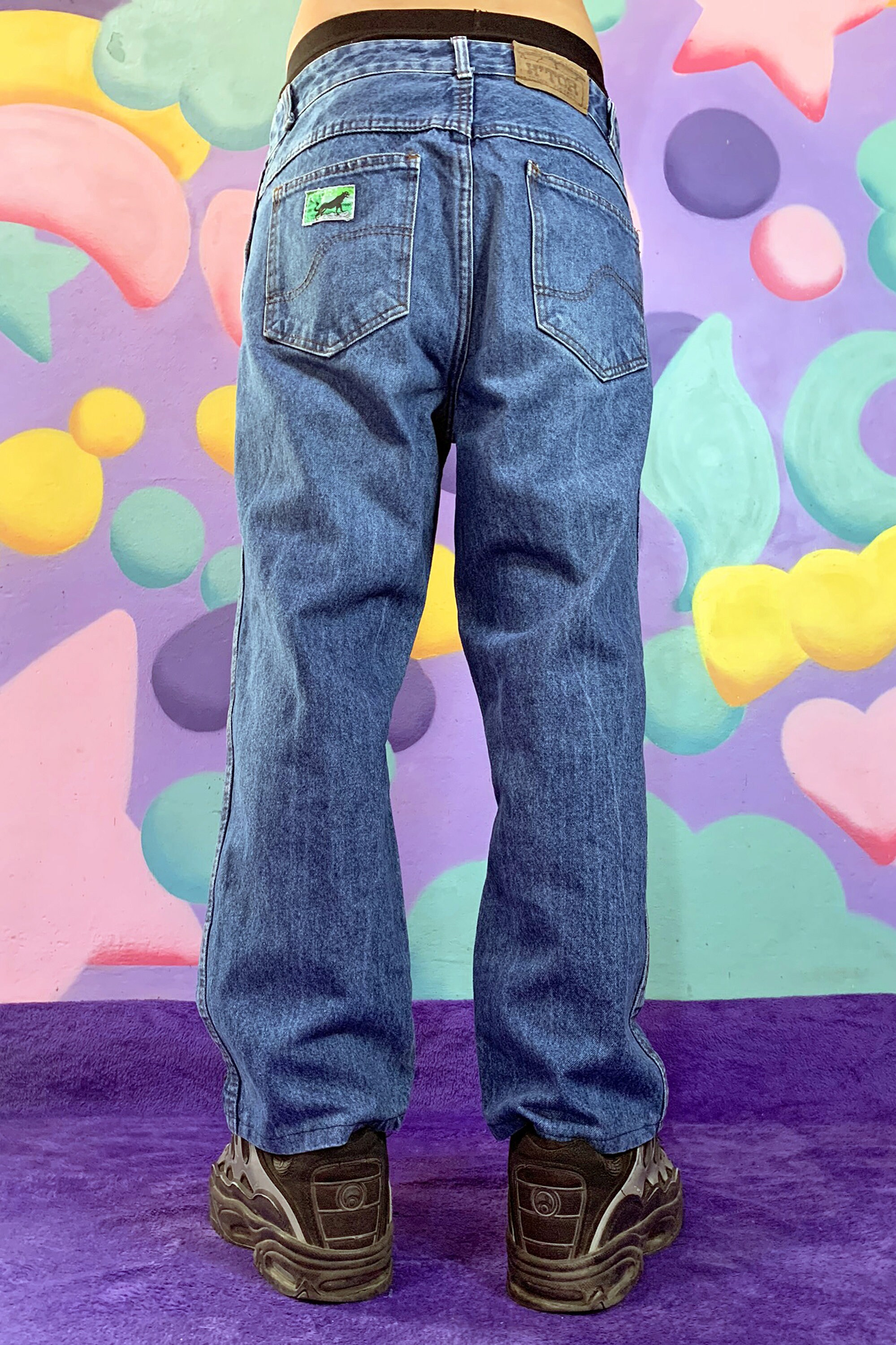 baggy cyber y2k jeans