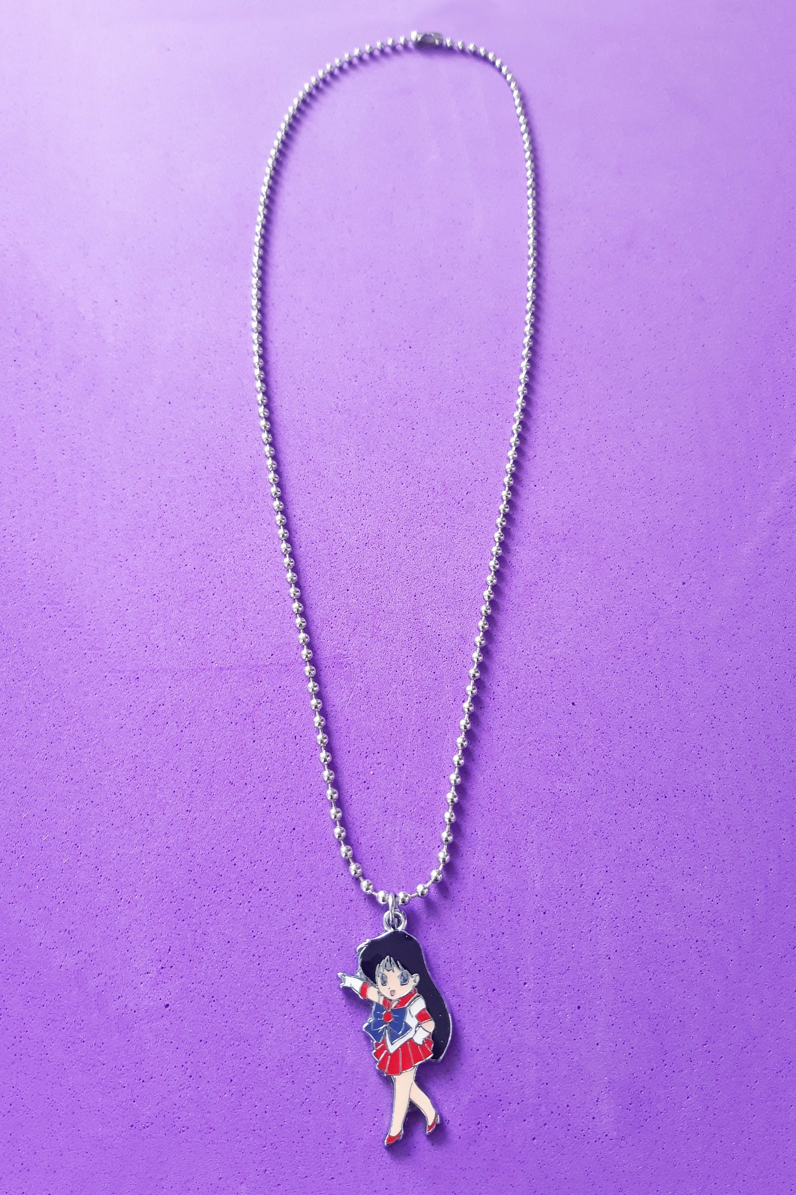 Sailor Mars Collar Moon Ball Chain Kawaii Anime Manga Fairy Etsy