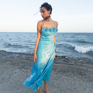 light blue sparkly prom dress Light Blue Sequin Prom Dresses Mermaid Strapless Evening Dress FD3311 –  Viniodress