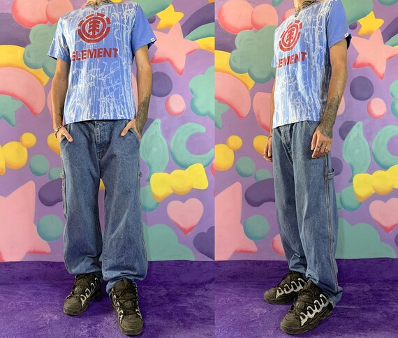 90s Skater Denim Pants Wide Leg Jeans Trousers Tim