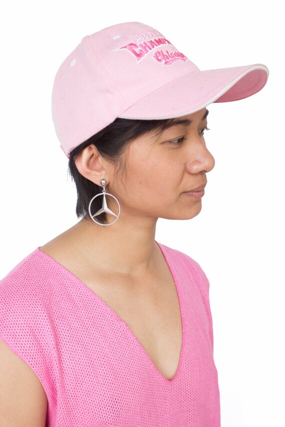 pastel pink baseball cap