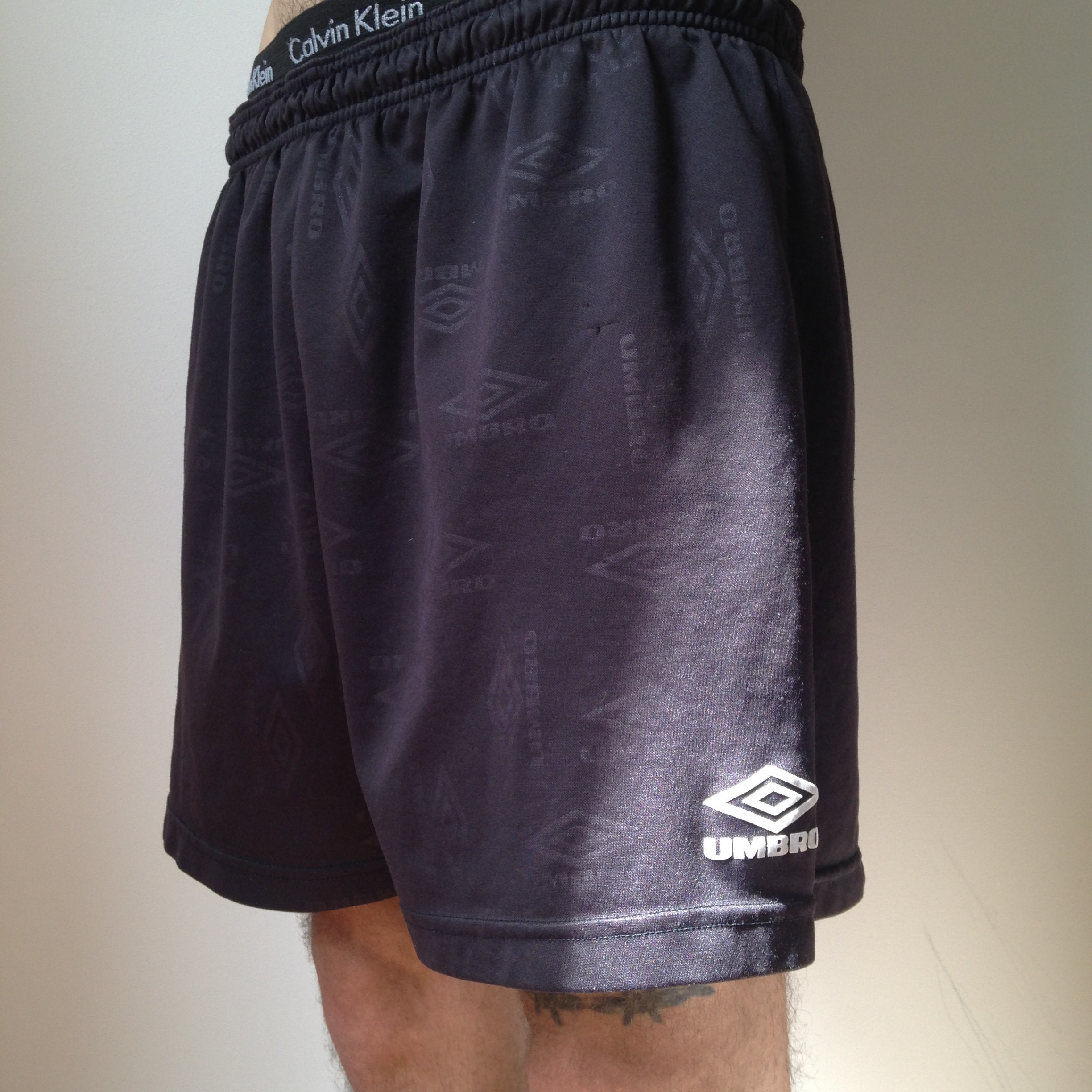 black umbro shorts