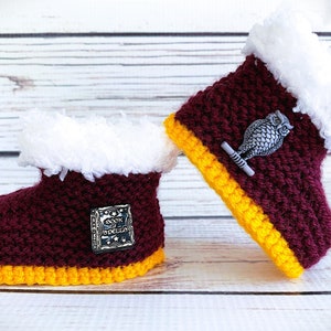 Hand Knitted Wizard Witch Magic Baby Boots Booties Slippers Shoes Clothes magic Halloween Gift 0- 12 Months
