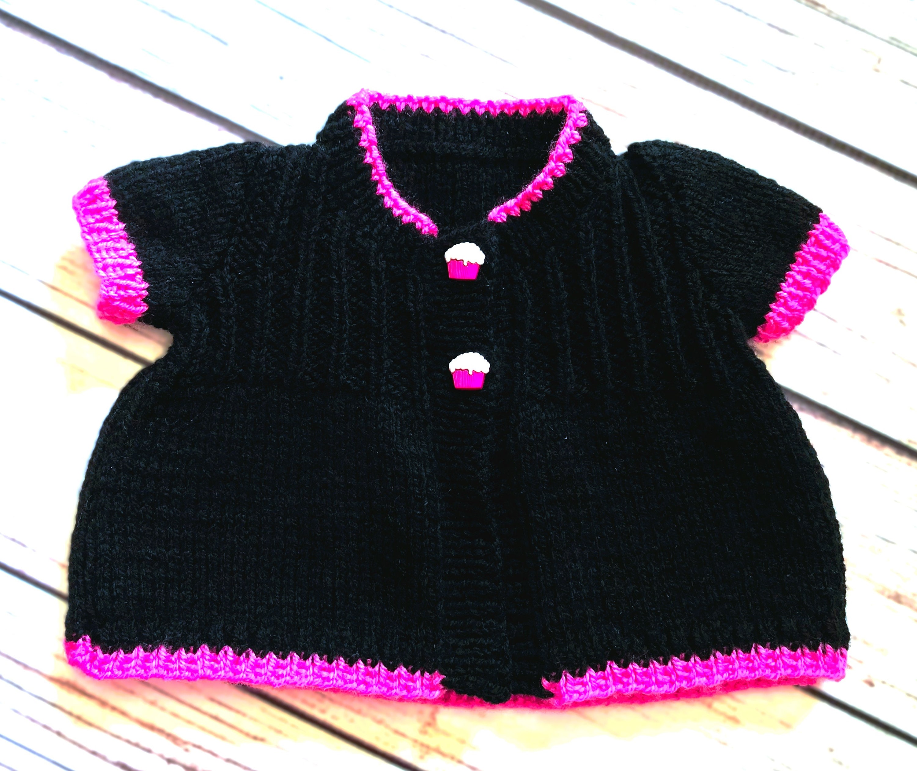 Pink Punk Cardigan - Etsy