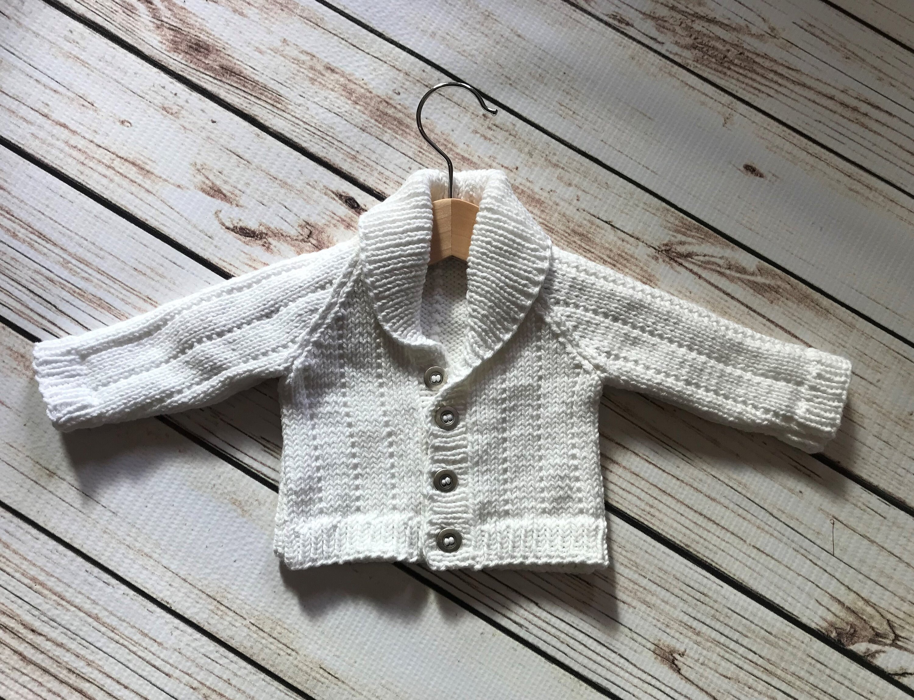 Kleding Jongenskleding Babykleding voor jongens Gilets beige tweed grey tweed Baby V-neck hand knit vest 6-9 months 