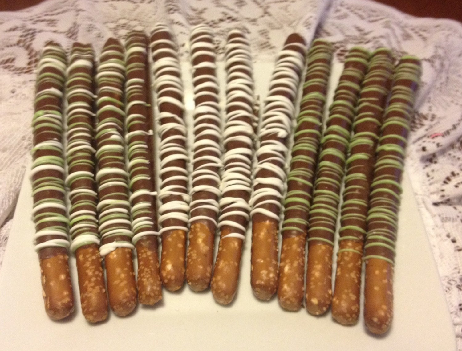 One Dozen Large CrowleyDipped Pretzel Rods Etsy