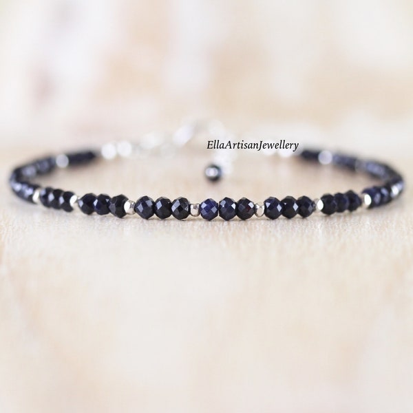 Navy Blue Gemstone Etsy