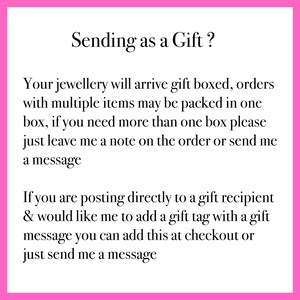 text that provides instructions for sending a gift, including information about the arrival of the gift and instructions for sending a gift box with multiple items.