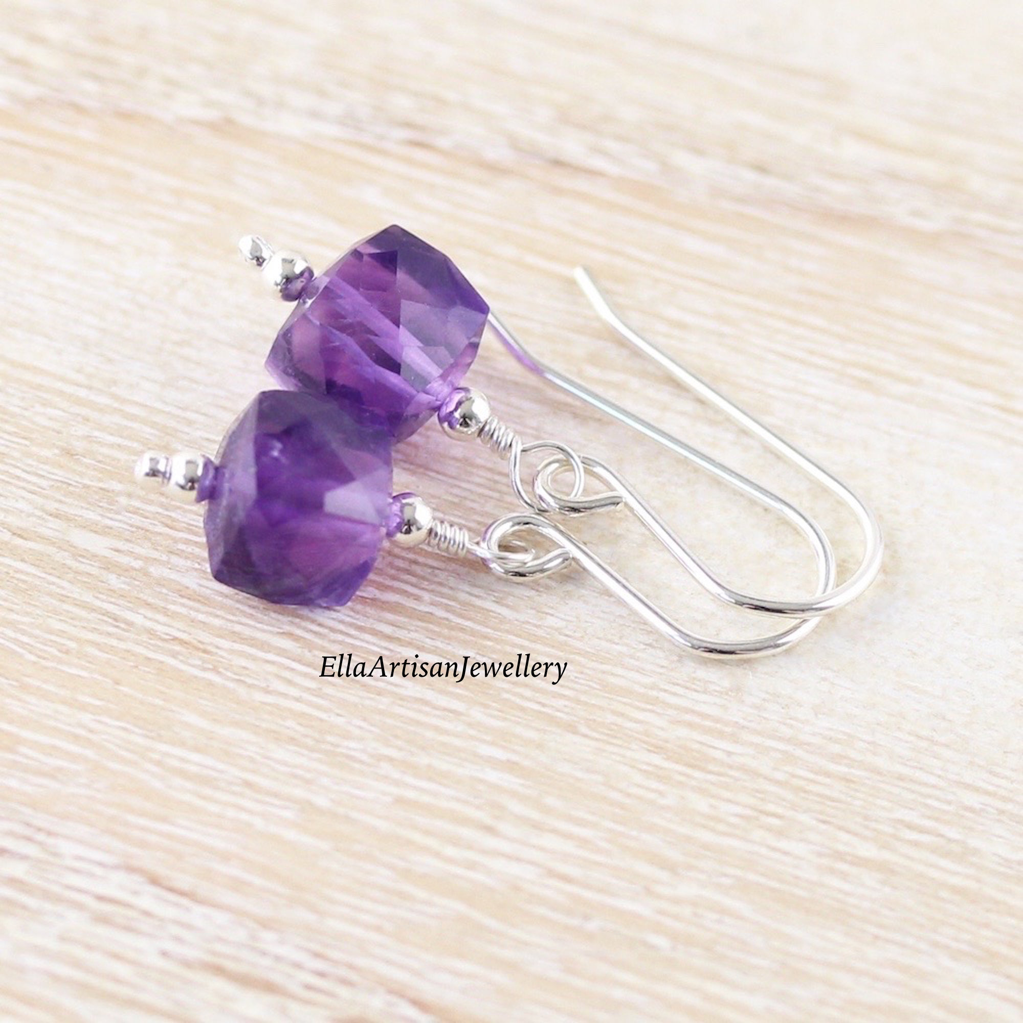 Gold-Filled and AAA Fluorite Earrings