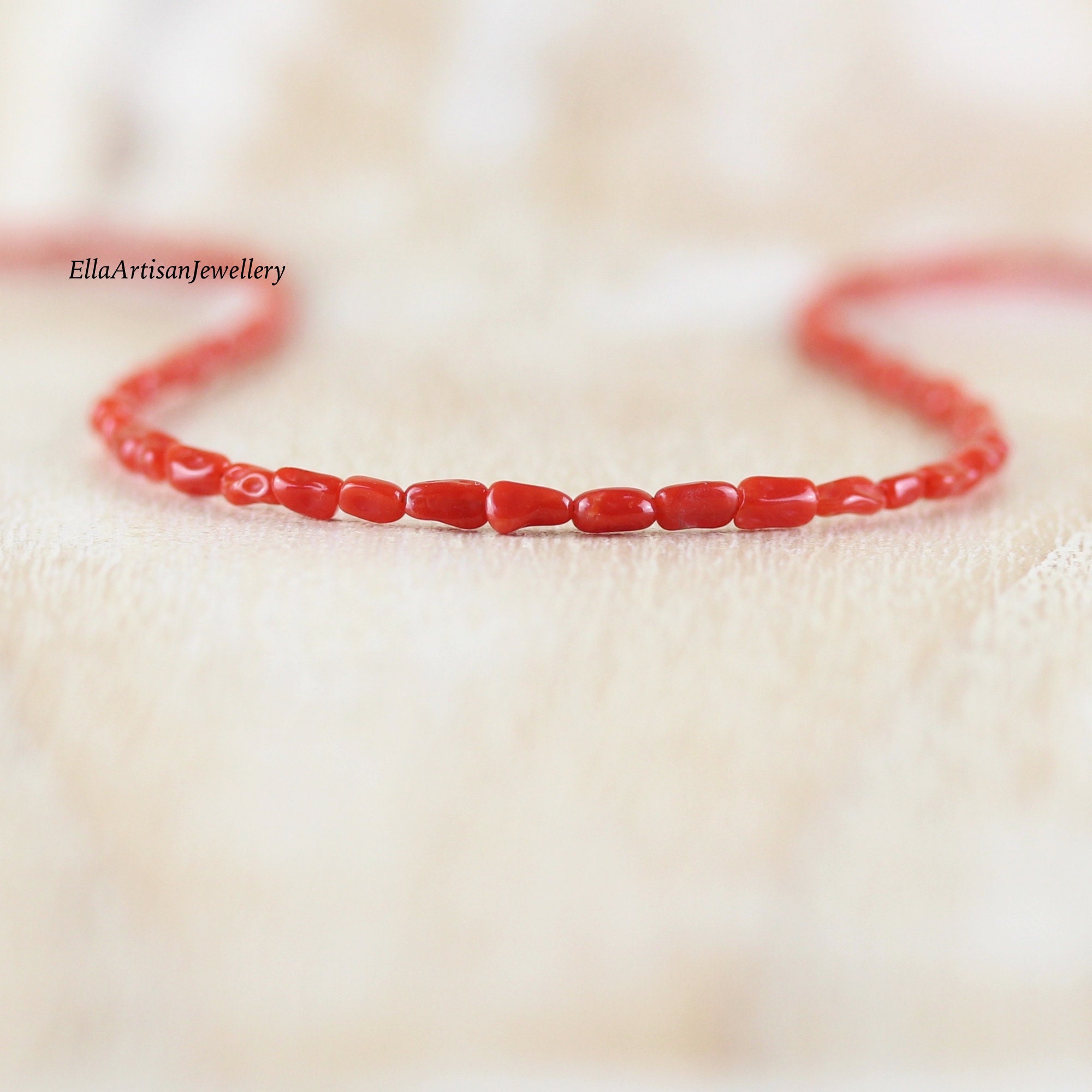 Tiny Red Beads Etsy Singapore