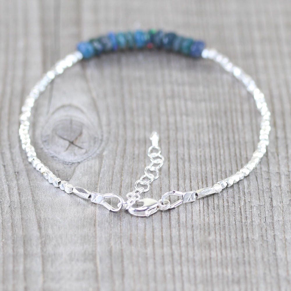 Ethiopian Welo Opal Layering Jewellery 3.5 to 4mm by Gemswholesale Dainty Gemstone Stacking Bracelet Tiny Beaded Jewelry Sterling & Karen Hill Tribe Silver PlatedBracelet Ethiopian Welo Opal Layering Jewellery 3.5 to 4mm by Gemswholesale Dainty Gemstone Stacking Bracelet Tiny Beaded Jewelry Sterling & Karen Hill Tribe Silver PlatedBracelet