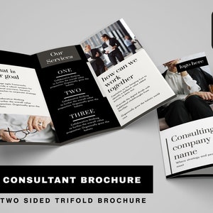 Die professionell bearbeitete 3-fach-Broschüre in Canva - US Letter [22 x 11 cm]