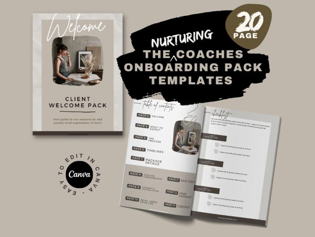 The Coaches Onboarding Pack Template - Welcome Your Client Using This ...