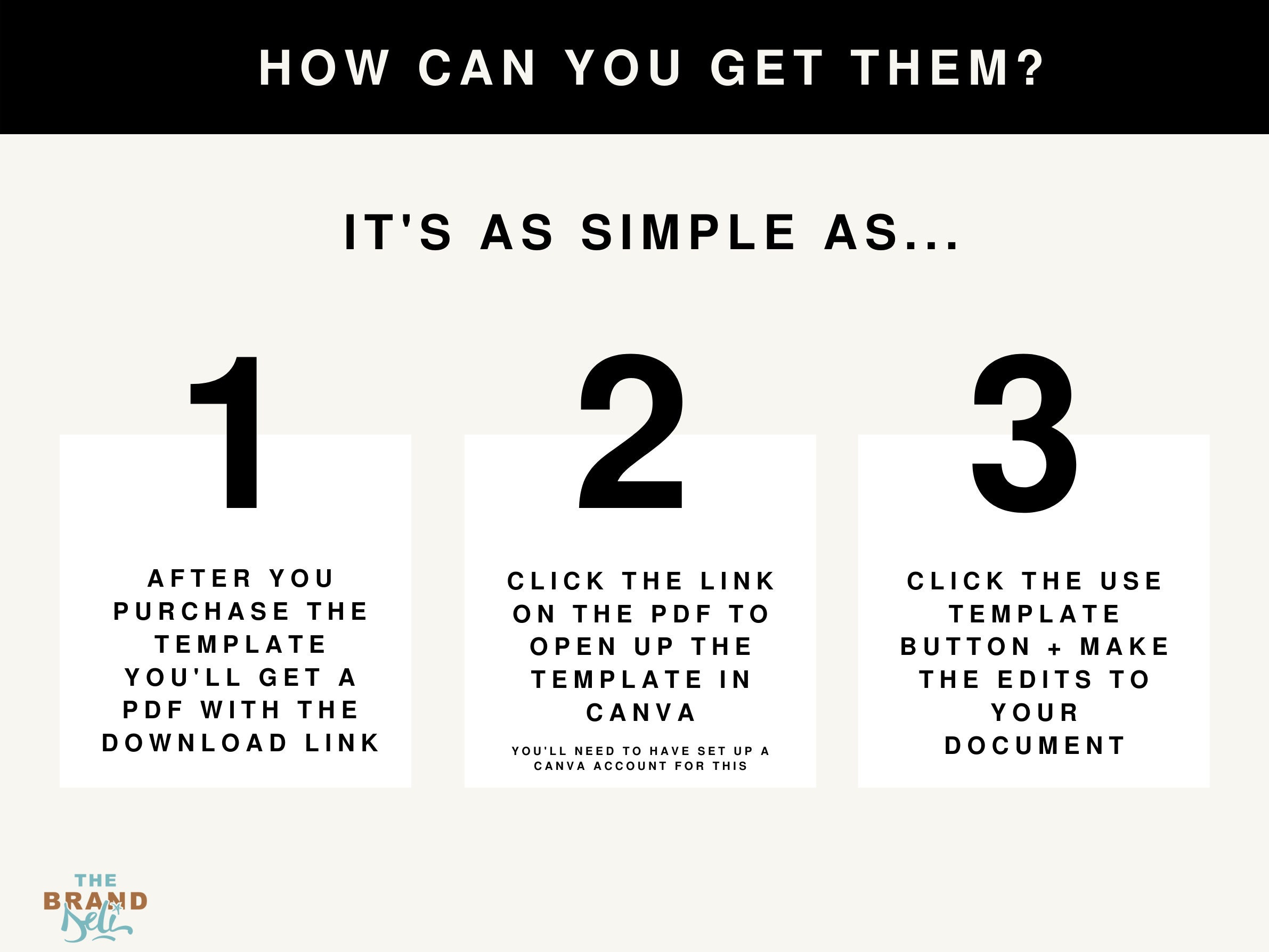 Digital Business Card Canva Template Bundle Modern Minimal Consultant 003 Editable Canva