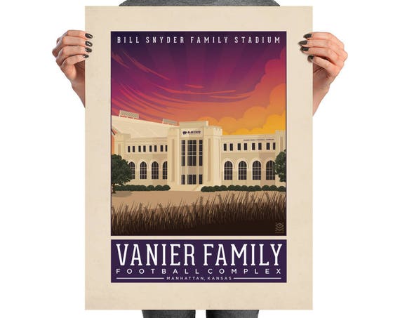 Bill Snyder Family Stadium Matte Litho Print