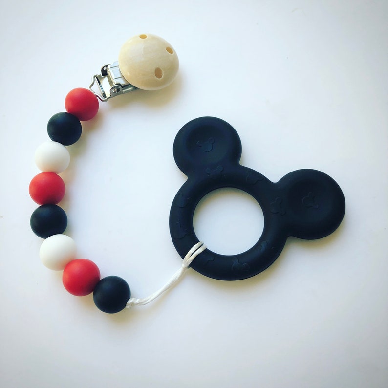 mickey mouse teething ring