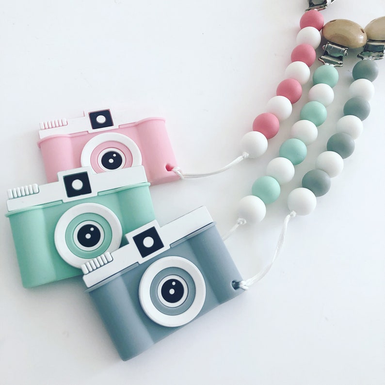 camera baby teether