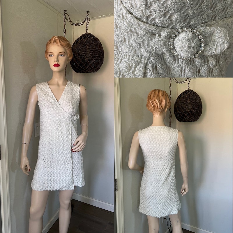 Silver Wrap Dress