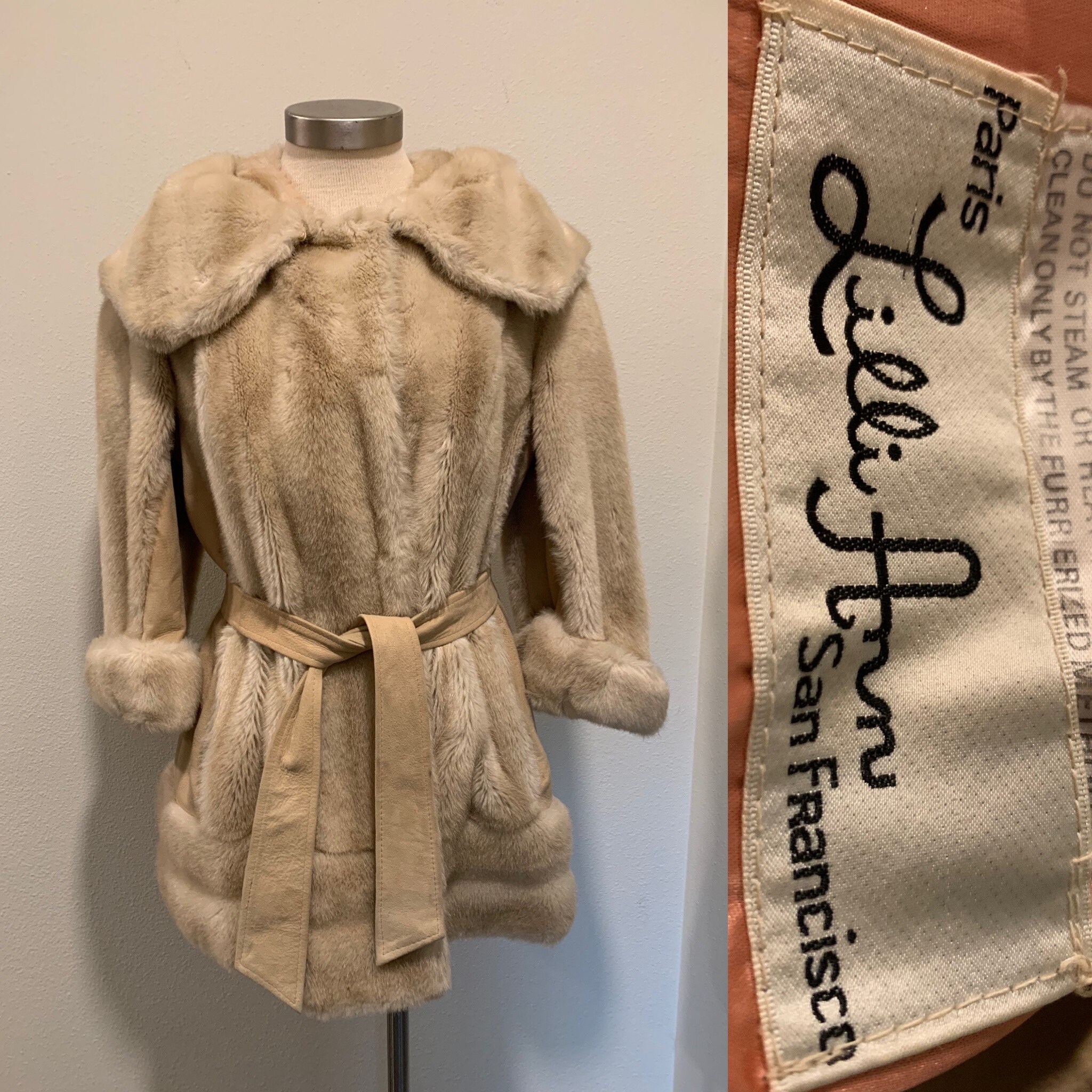 Lilli ann faux fur coat Clearance