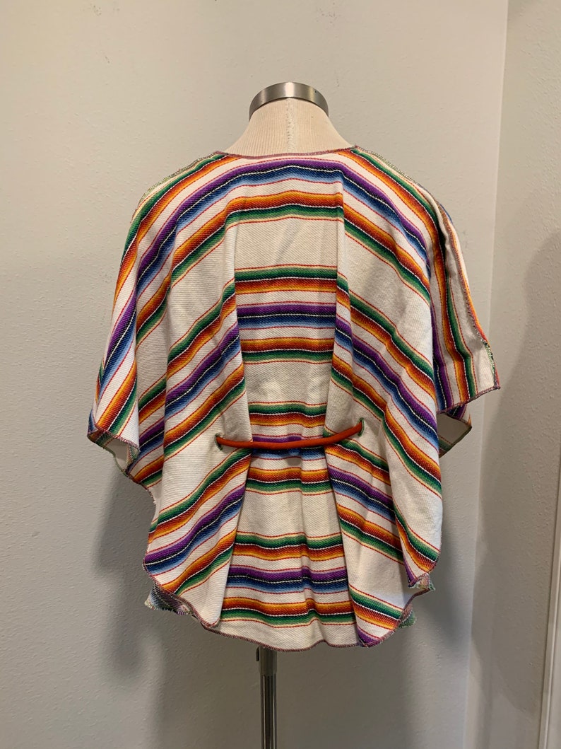 Early 1970's Vintage Women's Shirt Poncho Hippie | Etsy