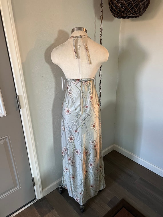 Late 1960's Vintage Dress ~ Hippie Halter Dress ~… - image 6