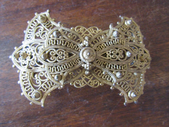 Vintage Ornate Hair Clip - image 1