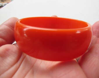 Orange Bakelite Bangle Tested