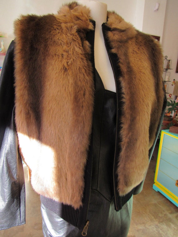 SALE! Women's Large Faux Mink Fur Vest - image 5