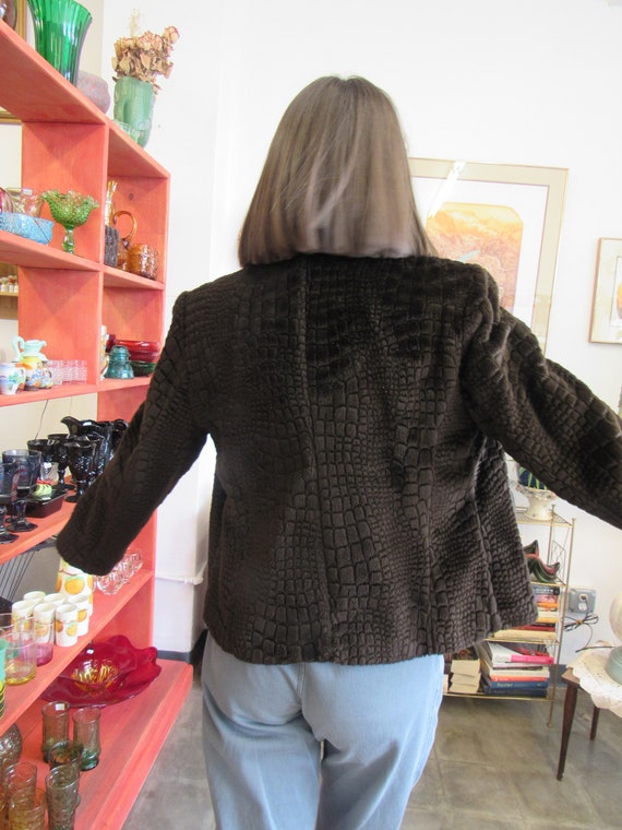 Buy Vintage Short Hair Wool Long Jacket Sz S-M Online in India - Etsy