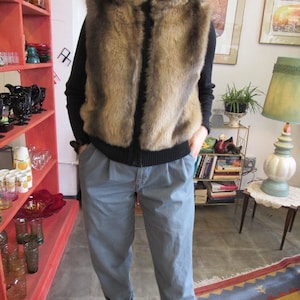 SALE! Women&#39;s Large Faux Mink Fur Vest