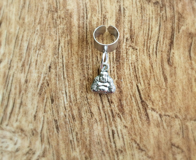 Boho Ear Cuff Silver Ear Cuff Buddha Ear Wrap Yoga Ear Cuff Buddha Ear Cuff Turquoise Buddha Ear Cuffs Buddha Earrings