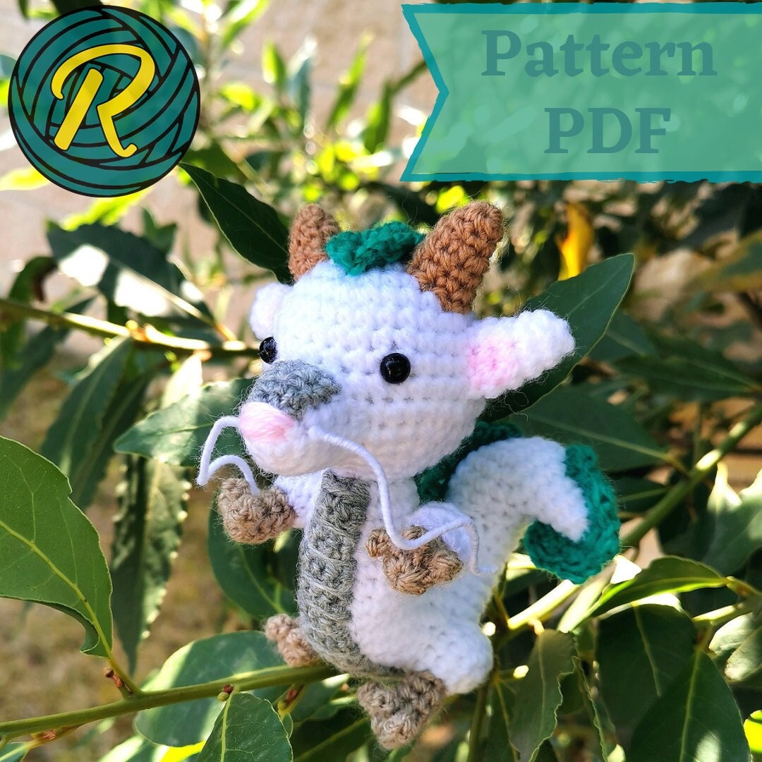 Crochet Pattern Haku Amigurumi PDF Etsy