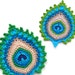 Melody reviewed Crochet PATTERN Peacock Feather "Nemali" Motif, Coaster and Garland - Photo Tutorial - INTERMEDIATE level- Original Design
