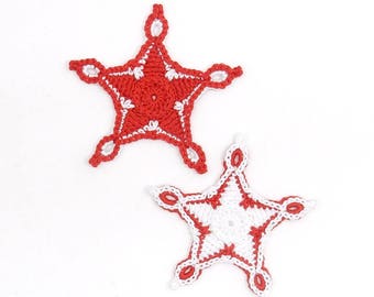 Crochet Star PATTERN - CHRISTMAS decoration or gift - original design by TheCurioCraftsroom