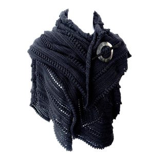 Crochet Shawl Pattern: Moonwish Wrap for Relaxing Make - Beginners (PDF Pattern)