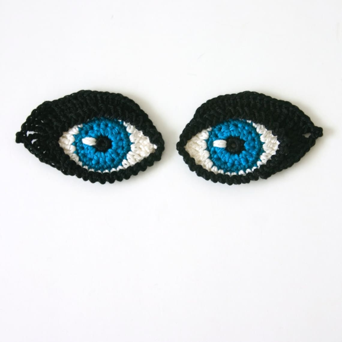 Crochet PATTERN Eyes BOOKMARK and applique / motif for dolls Etsy