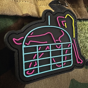 SAR Bar PVC Patch with Velcro Backing