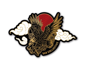Rising Sun SAR Collective Eagle Logo Sticker